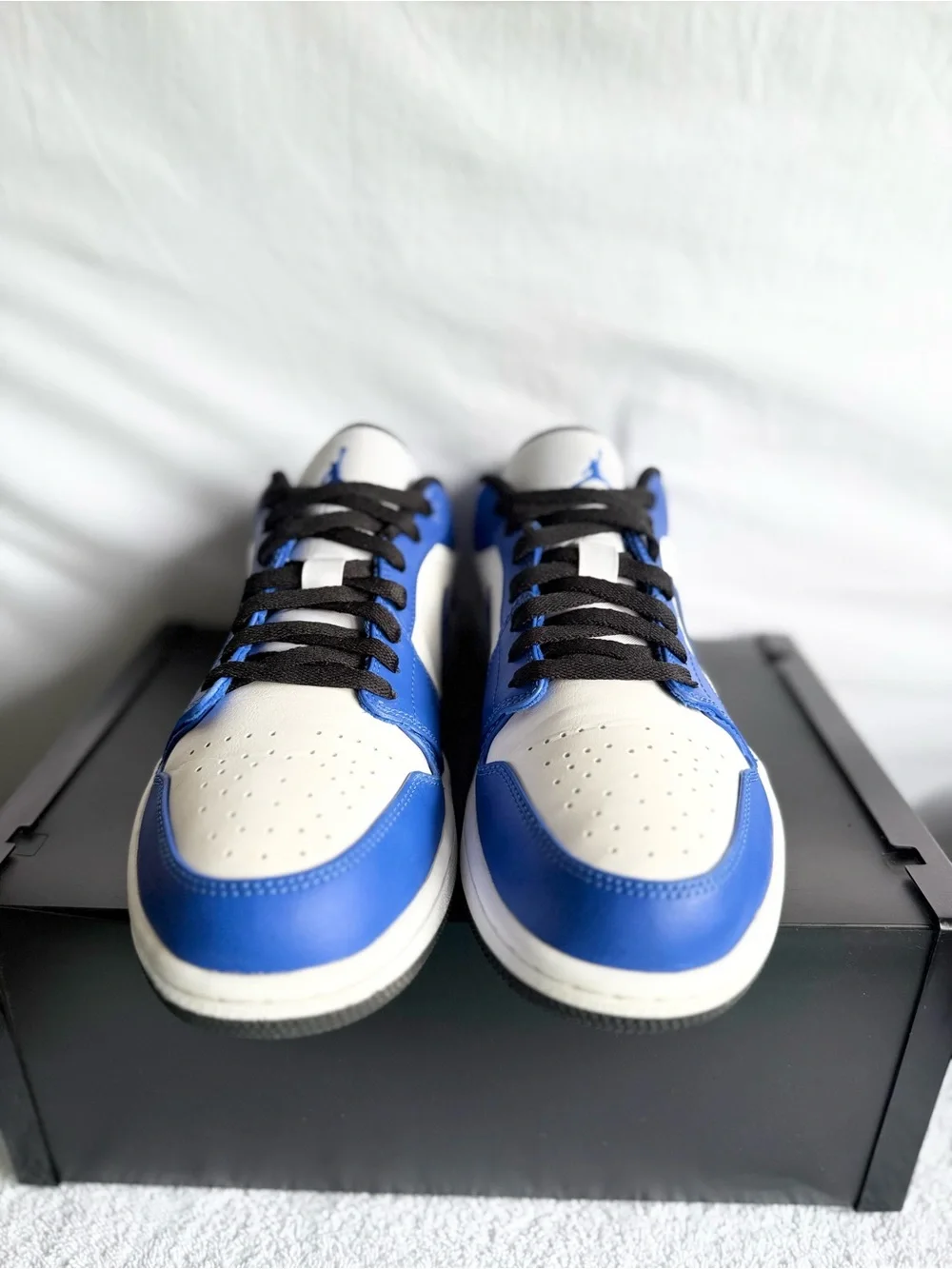 AUTHENTIC Jordan 1 Low Game Royal size 10 553558-124 2020 VNDS